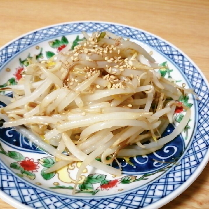 材料3つ♪レンジで簡単☆もやしのぽん酢和え